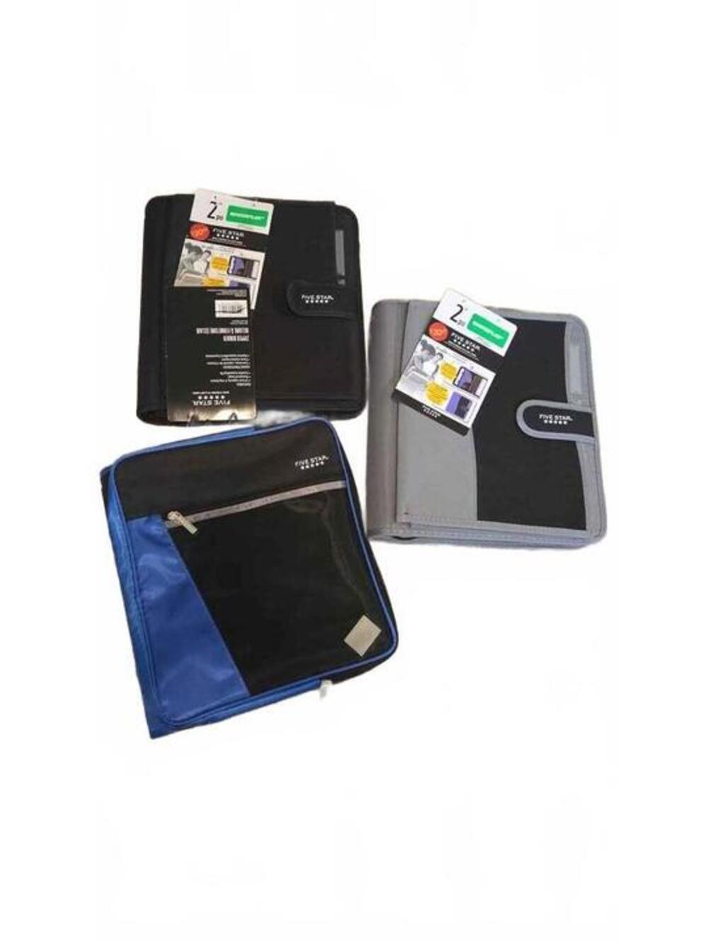 Lot of 3 Five Star Zipper Binders